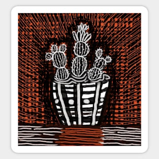 Cacti Still Sticker